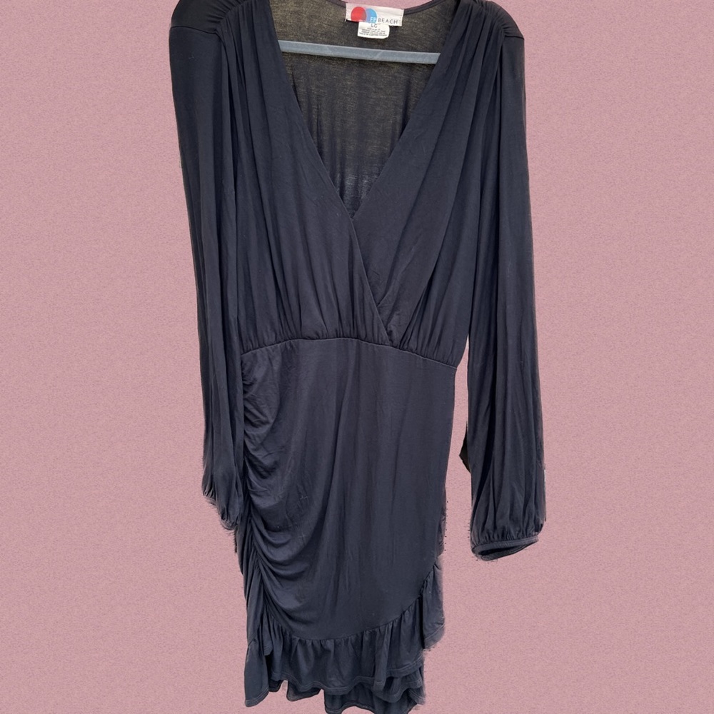 FREE PEOPLE BLACK MINI DRESS
